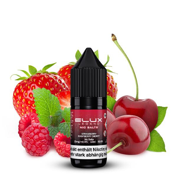 ELUX Strawberry Raspberry Cherry Nikotinsalz Liquid 10 ml 20mg Nikotinmenge