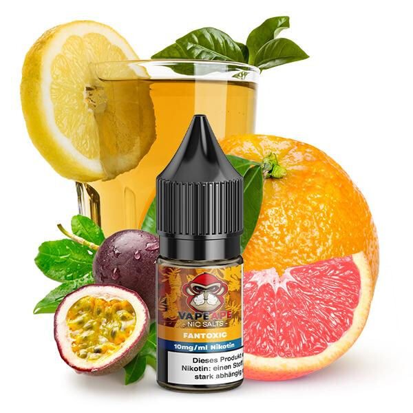 VAPEAPE Fantoxic Nikotinsalz Liquid 10 ml 20mg Nikotinmenge