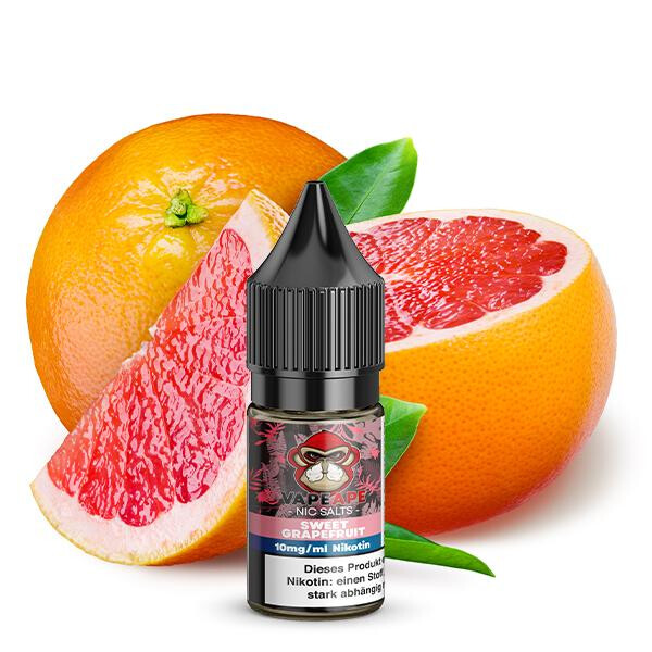 VAPEAPE Sweet Grapefruit Nikotinsalz Liquid 10 ml 20mg Nikotinmenge