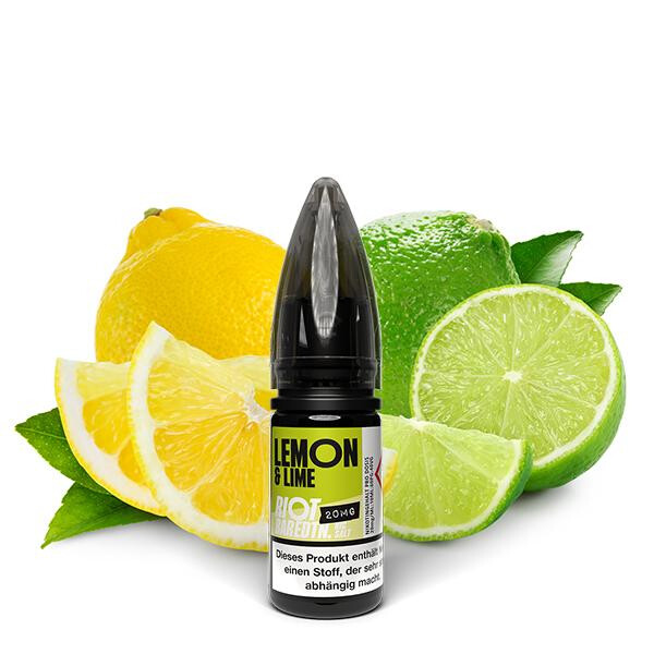RIOT SQUAD BAR EDITION Lemon & Lime Nikotinsalz Liquid 10 ml 10mg Nikotinmenge