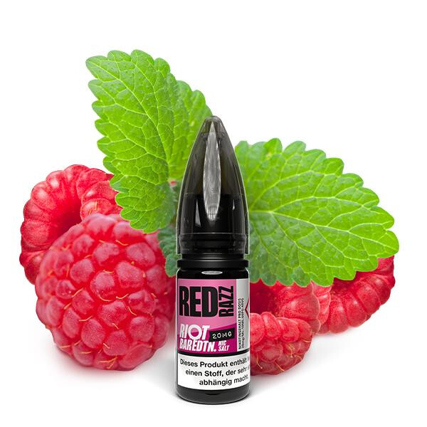 RIOT SQUAD BAR EDITION Red Razz Nikotinsalz Liquid 10 ml 10mg Nikotinmenge