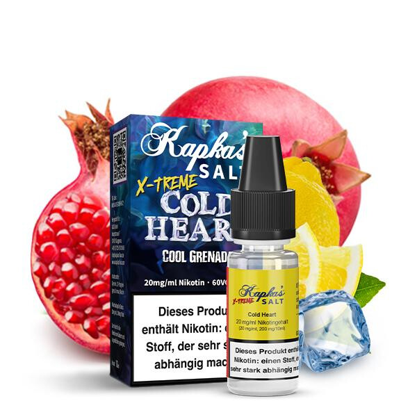 KAPKAS FLAVA Cold Heart Xtreme Nikotinsalz Liquid 10 ml 10mg Nikotinmenge