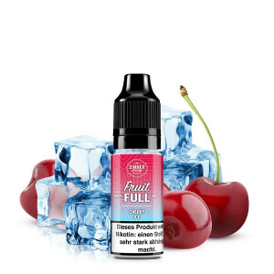 DINNER LADY FRUIT FULL Cherry Ice Nikotinsalz Liquid 10...