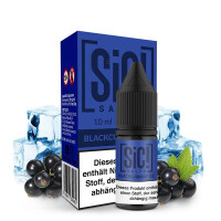 SIC! Blackcurrant Ice Nikotinsalz Liquid 10 ml 10mg Nikotinmenge