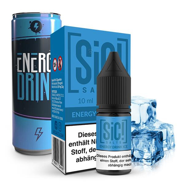 SIC! Energy Drink Ice Nikotinsalz Liquid 10 ml 20mg Nikotinmenge