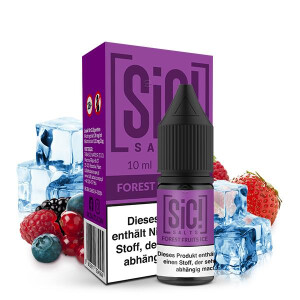 SIC! Forest Fruits Ice Nikotinsalz Liquid 10 ml 10mg...