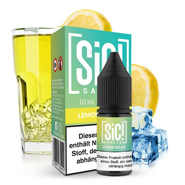 SIC! Lemon Tea Ice Nikotinsalz Liquid 10 ml 10mg Nikotinmenge