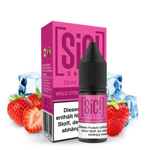 SIC! Wild Strawberry Ice Nikotinsalz Liquid 10 ml 20mg...