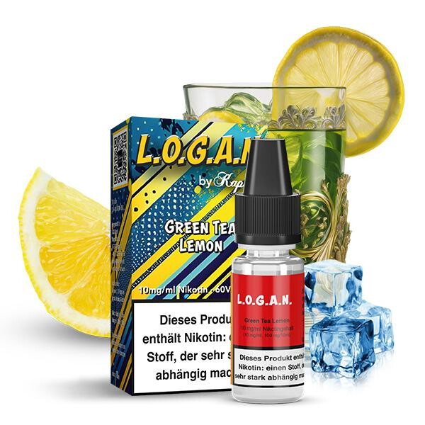 L.O.G.A.N. by Kapkas Flava Green Tea Lemon Nikotinsalz Liquid 10ml 20mg Nikotinmenge