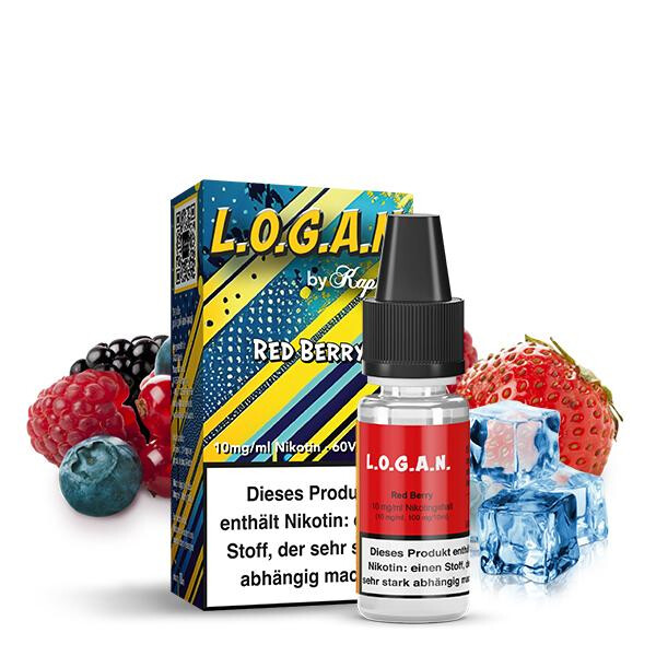 L.O.G.A.N. by Kapkas Flava Red Berry Nikotinsalz Liquid 10ml 10mg Nikotinmenge