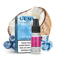 GEMI JUICE by Kapkas Flava Coco Blue Nikotinsalz Liquid 10ml 10mg Nikotinmenge