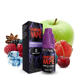 VAMPIRE VAPE Purple Craze Ice Liquid 10ml 3mg Nikotinmenge
