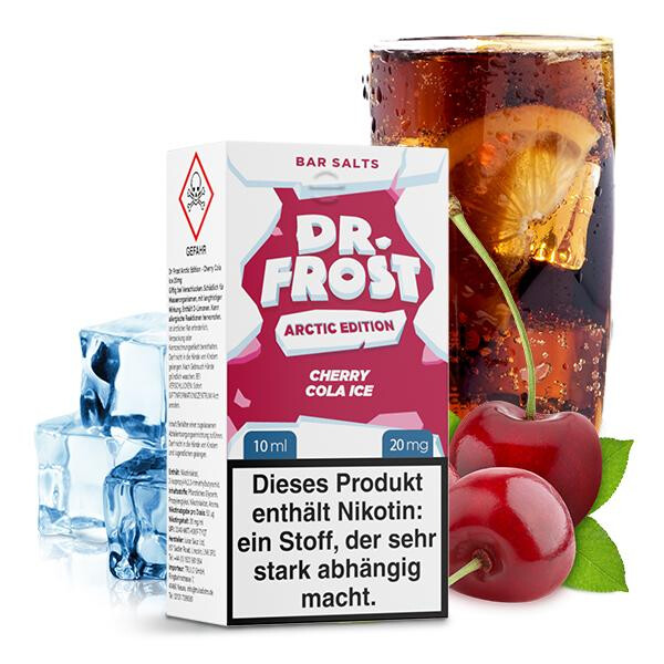 DR. FROST Arctic Edition Cherry Cola Ice Nikotinsalz Liquid 10 ml 20mg