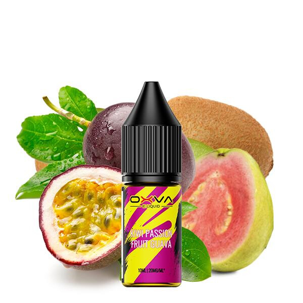 OXVA Kiwi Passion Fruit Guava Nikotinsalz Liquid 10 ml 20mg Nikotinmenge