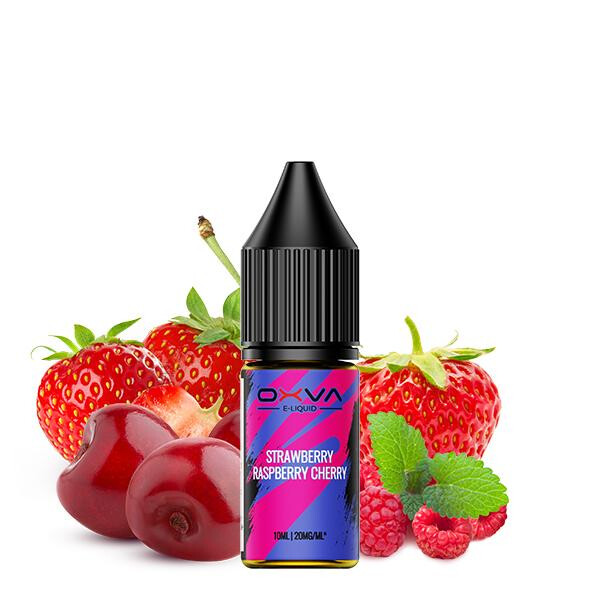 OXVA Strawberry Raspberry Cherry Nikotinsalz Liquid 10 ml 20mg Nikotinmenge