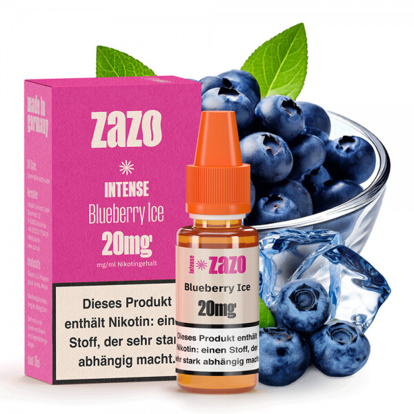ZAZO INTENSE Blueberry Ice Nikotinsalz Liquid 20mg Nikotinmenge