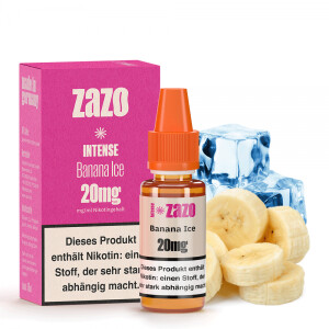 ZAZO INTENSE Banana Ice Nikotinsalz Liquid 20mg Nikotinmenge