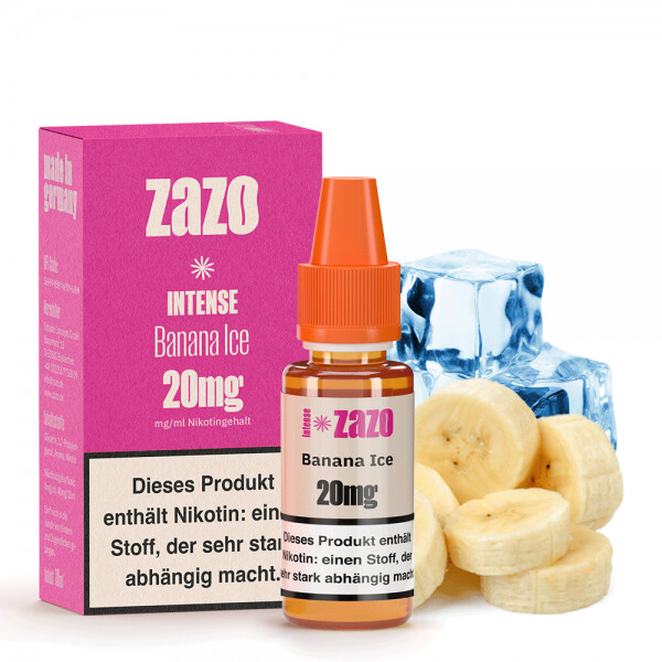 ZAZO INTENSE Banana Ice Nikotinsalz Liquid 10mg Nikotinmenge