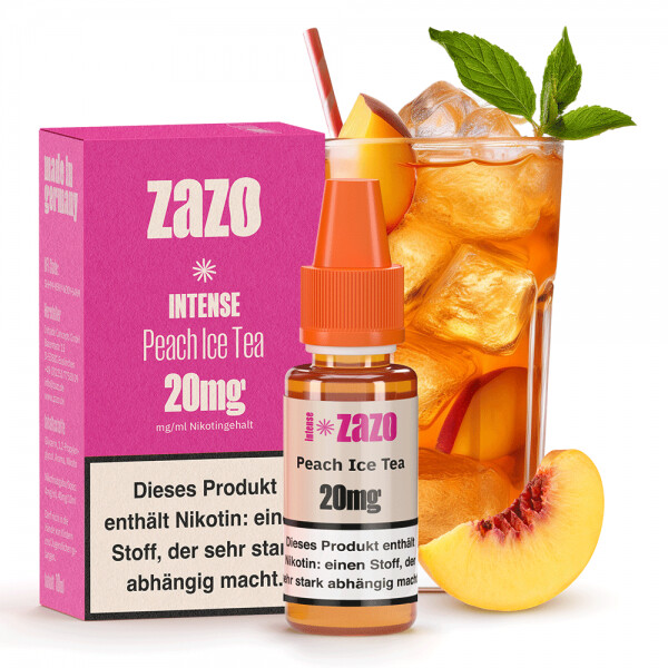 ZAZO INTENSE Peach Ice Tea Nikotinsalz Liquid 20mg