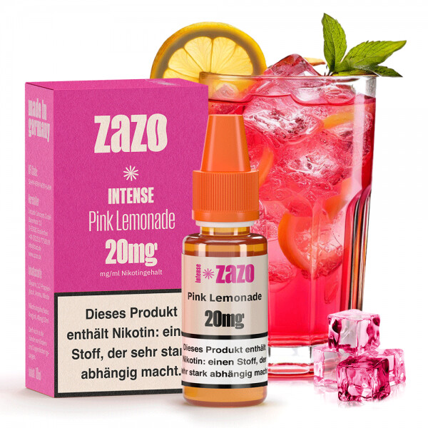 ZAZO INTENSE Pink Lemonade Nikotinsalz Liquid 20mg Nikotinmenge