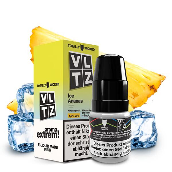 VLTZ Ice Ananas Nikotinsalz Liquid 10ml 16mg Nikotinmenge