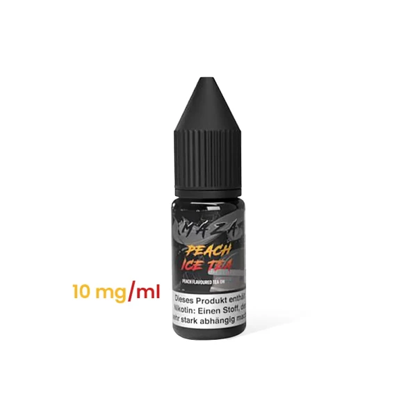 MAZA Nikotinsalzliquids - Neue Steuer 0,26€/ml 10 mg/ml Peach Tea