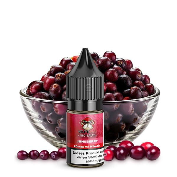VAPEAPE Juneberry Nikotinsalz Liquid 10 ml 20mg Nikotinmenge