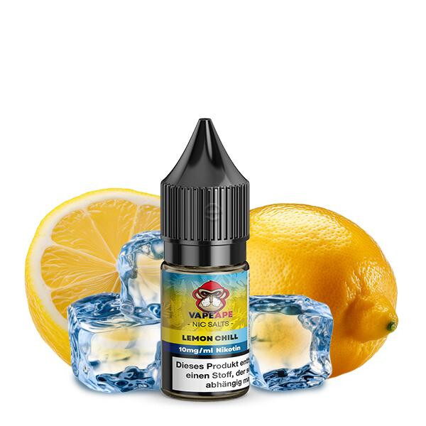 VAPEAPE Lemon Chill Nikotinsalz Liquid 10 ml 20mg Nikotinmenge