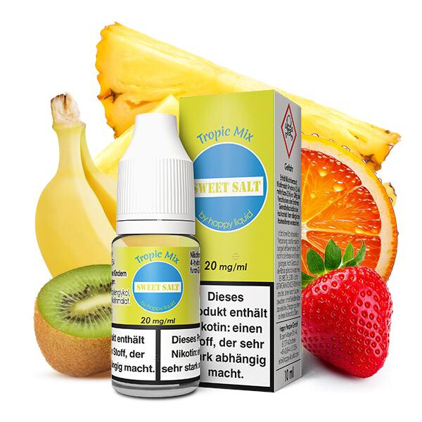 SWEET SALT by Happy Liquid Tropic Mix Nikotinsalz Liquid 10 ml 20mg Nikotinmenge