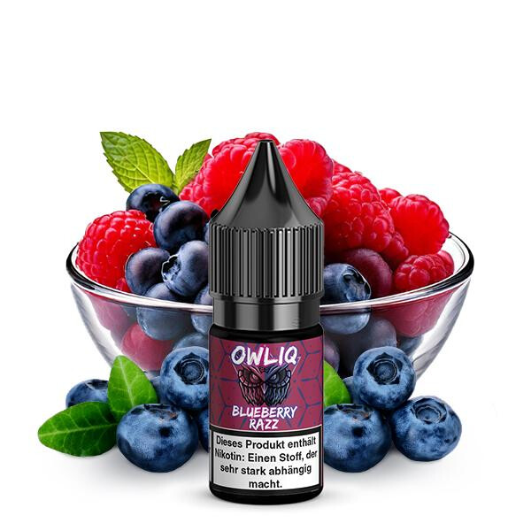 OWLIQ Blue Razz Nikotinsalz Liquid 10 ml 20mg Nikotinmenge