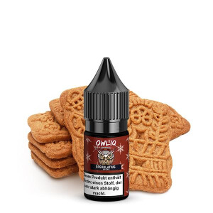 OWLIQ Weihnachtsedition Spekulatius Nikotinsalz Liquid 10...