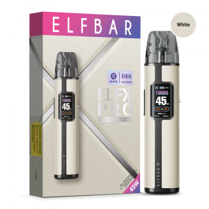 Elfbar ELFX Pro Refillable Kit white Farbe, E-Zigarette