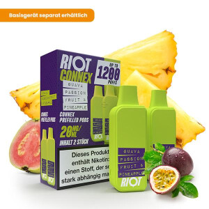 2x RIOT SQUAD Connex Pod - Guava Passionfruit &...