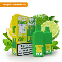 2x RIOT SQUAD Connex Pod - Sicilian Lemon & Lime Fizz 20mg Nikotinmenge