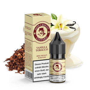 DON CRISTO Custard Vanille Tobacco Nikotinsalz Liquid 10...