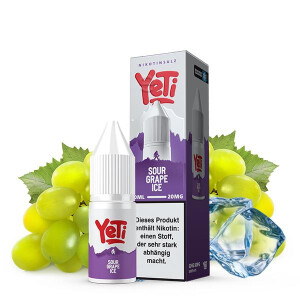 YETI SUMMIT Sour Grape Ice Nikotinsalz Liquid 10 ml 10mg...