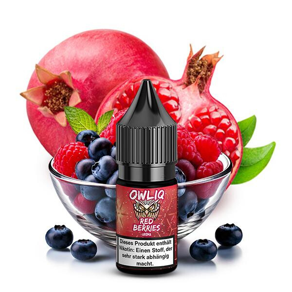 OWLIQ Red Berries Nikotinsalz Liquid 10 ml 20mg Nikotinmenge