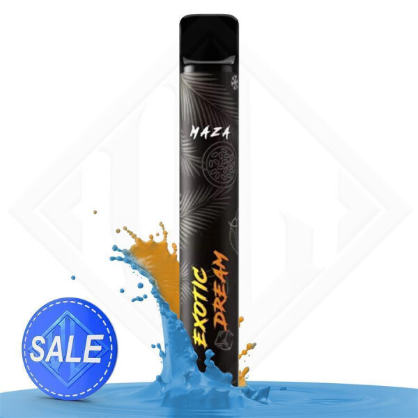 MAZA GO- Einweg E-Zigaretten | bis zu 600 Puffs | 400mAh | Nikotinfrei Exotic Dream