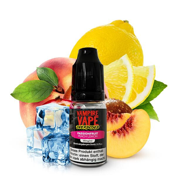 VAMPIRE VAPE OVERDOSED Pineapple Peach Watermelon Nikotinsalz Liquid 10 ml 10mg Nikotinmenge