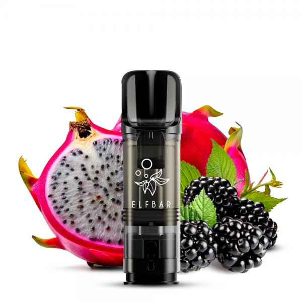2x Elfbar ELFA Pod - Dragon Fruit Blackberry 20mg Nikotinmenge