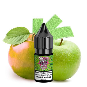 OWLIQ Sour Apple Nikotinsalz Liquid 10 ml 10mg Nikotinmenge