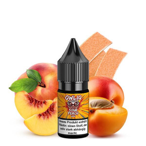 OWLIQ Sour Peach Nikotinsalz Liquid 10 ml 10mg Nikotinmenge
