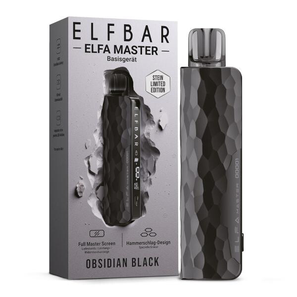 Elfbar Elfa Master Basisgerät - Limited obsidian-black-limited Farbe