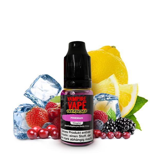 VAMPIRE VAPE OVERDOSED Pinkman Nikotinsalz Liquid 10 ml 10mg Nikotinmenge