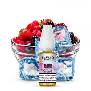 ELFBAR ELFLIQ Frozen Berries Nikotinsalz Liquid 10 ml...