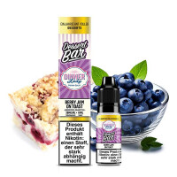 DINNER LADY Berry Jam on Toast Nikotinsalz Liquid 10 ml 20mg Nikotinmenge