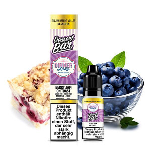 DINNER LADY Berry Jam on Toast Nikotinsalz Liquid 10 ml...