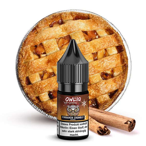 OWLIQ Winteredition Cinnamon Crumble Nikotinsalz Liquid 10 ml 20mg Nikotinmenge