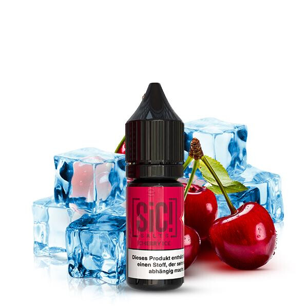 SIC! Cherry Ice Nikotinsalz Liquid 10 ml 20mg Nikotinmenge