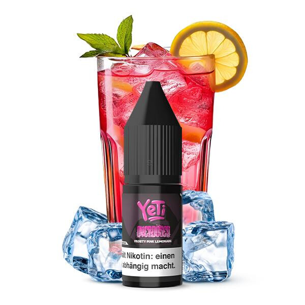 YETI OVERDOSED Frosty Pink Lemonade Nikotinsalz Liquid 10 ml 10mg Nikotinmenge